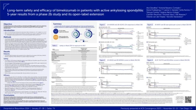 Long-term safety and efficacy of bimekizumab in patients with active ankylosing spondylitis: 5-year results from a phase 2b study and its open-label extension