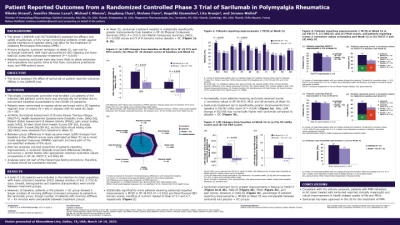 Patient Reported Outcomes from a Randomized Controlled Phase 3 Trial of Sarilumab in Polymyalgia Rheumatica