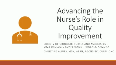 Advancing the Nurse's Role in Quality Improvement icon