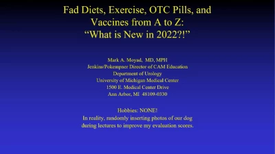 Fad Diets, Exercise, OTC Pills, and Vaccines from A to Z: What is New in 2022! icon