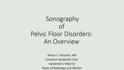 Sonographic Evaluation of the Pelvic Floor icon