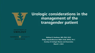 Conference Welcome // Urological Considerations in the Management of the Gender-Diverse Patient Following Gender-Affirming Surgery icon