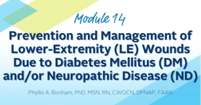 Prevention and Management of Lower-Extremity (LE) Wounds Due to Diabetes Mellitus (DM) and/or Neuropathic Disease (ND) icon