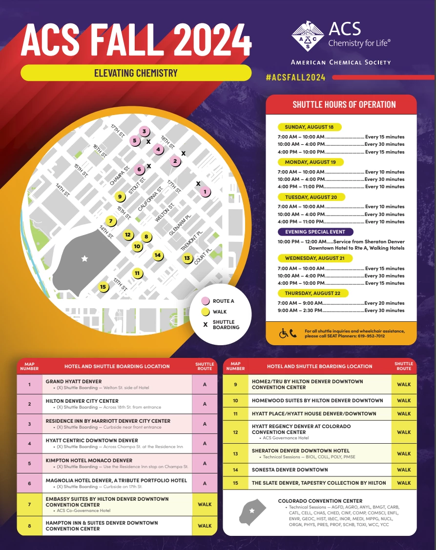 ACS Fall 2024 - Floor Plans - American Chemical Society