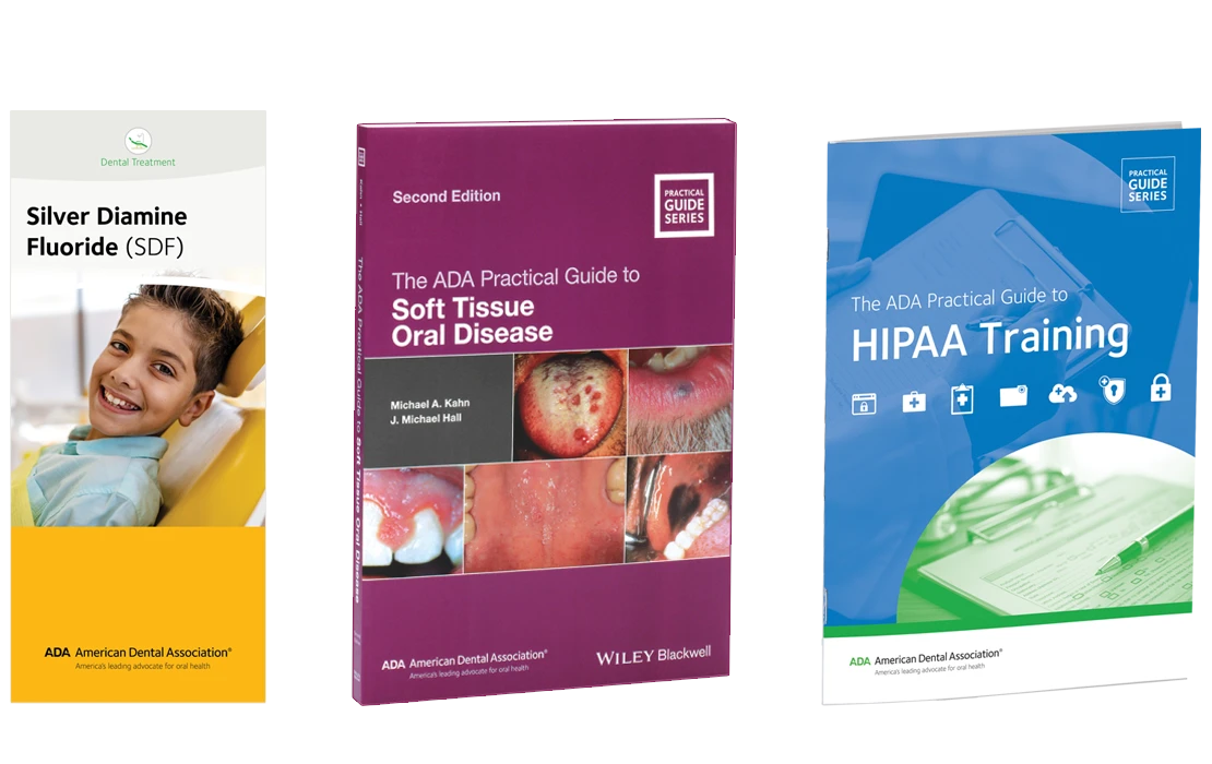 ADA Store resources: Head and Neck Cancer Awareness: Get the Facts, HPV, and Tobacco and Oral Health