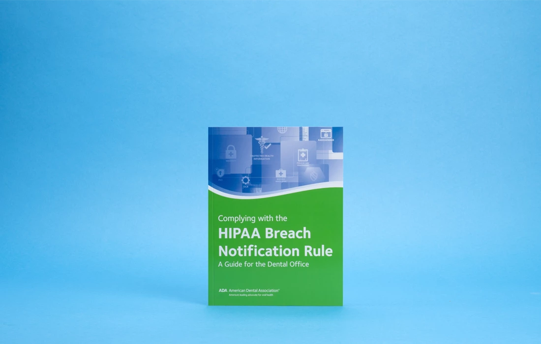 Cover of ADA Guide for the HIPAA Breach Notification Rule resource