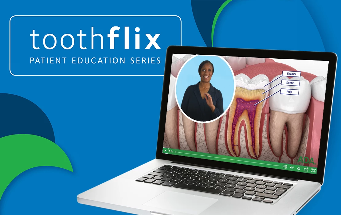 Toothflix educational videos available at ADA Store