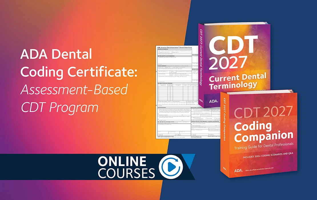 ADA Dental Coding Certificate course