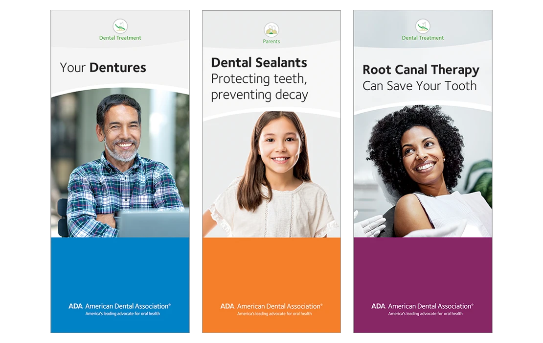 brochures from the ADA Store