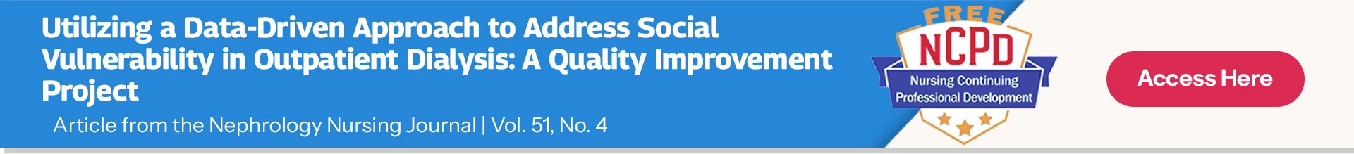 Utilizing a Data-Driven Approach to Address Social Vulnerability in Outpatient Dialysis: A Quality Improvement Project