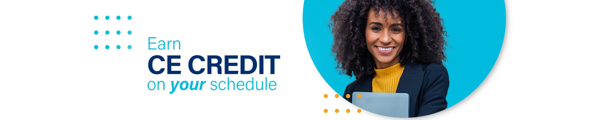Banner announcing CE credit on-demand