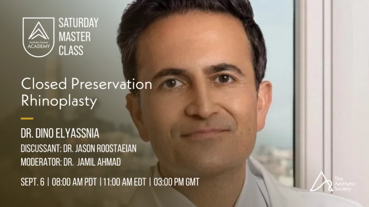 Closed Preservation Rhinoplasty