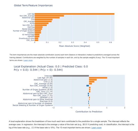 Local and Global Intelligent models