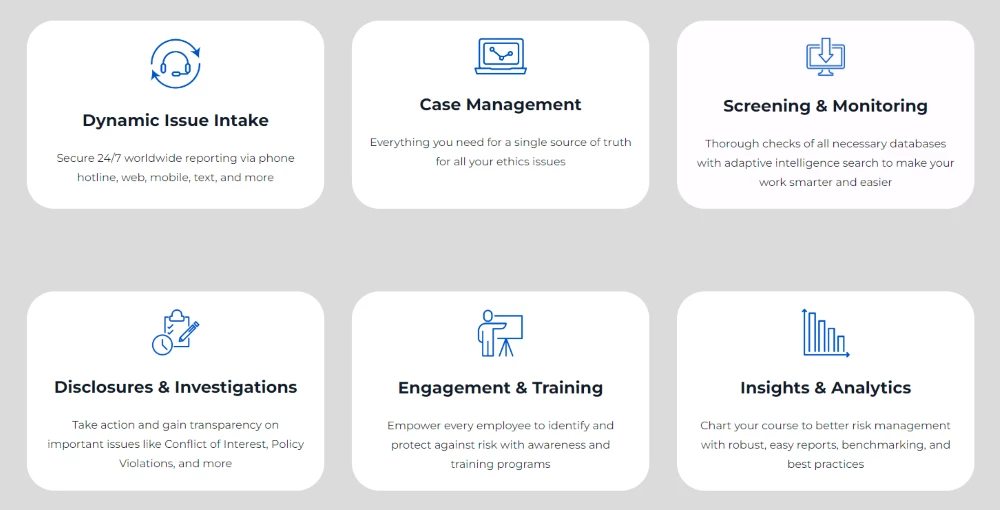 Ethico Product Overview