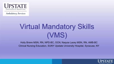 Thumbnail for Virtual Mandatory Skills