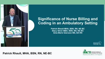 Thumbnail for The Significance of Nurse Billing and Coding in an Ambulatory Care Setting