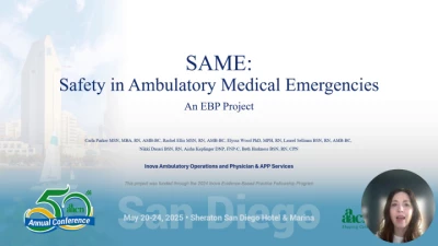 Thumbnail for SAME: Safety during Ambulatory Medical Emergencies - An Evidence-Based Practice Project