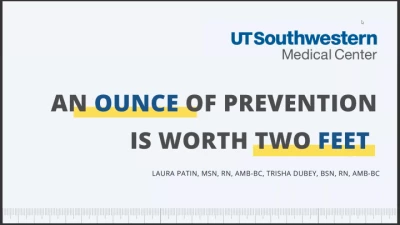 Thumbnail for An Ounce of Prevention Is Worth Two Feet
