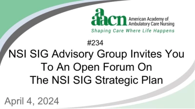 Thumbnail for Nurse-Sensitive Indicator Special Interest Group Mid-Term and Long-Term Workplan (NSI SIG)