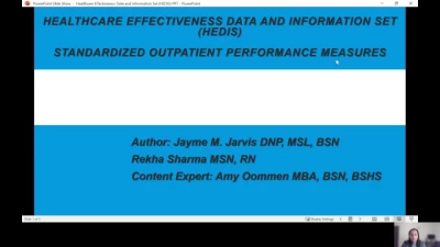 Thumbnail for Healthcare Effectiveness Data and Information Set (HEDIS) - Standardized Outpatient Performance Measures (Spotlight Poster)