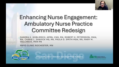 Thumbnail for Enhancing Nurse Engagement by Redesigning the Ambulatory Care Nurse Practice Committee