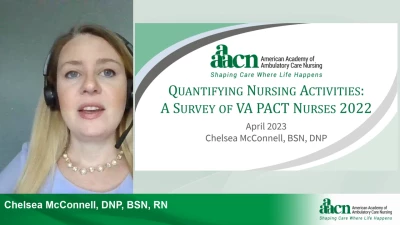Thumbnail for Quantifying Nurse Activities: A Survey of VA Patient-Aligned Care Team Nurses 2022