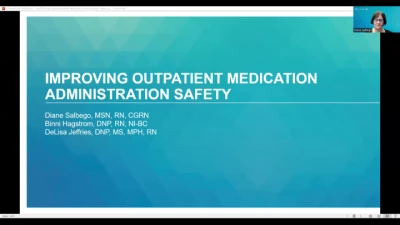 Thumbnail for Improving Outpatient Medication Administration Safety
