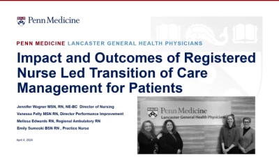 Thumbnail for Impact and Outcomes of Registered Nurse-Led Transition Care Management for Patients