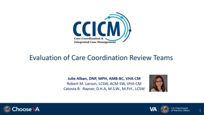 Thumbnail for Evaluation of Care Coordination Review Teams