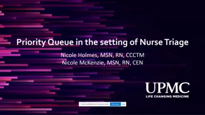 Thumbnail for Priority Queue in the Setting of Nurse Triage (Spotlight Poster)