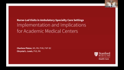 Thumbnail for Nurse-Led Visits in Ambulatory Specialty Care Settings: Implementation and Implications for Academic Medical Centers