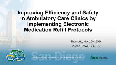 Thumbnail for Improving Efficiency and Safety in Ambulatory Care Clinics by Implementing Electronic Medication Refill Protocols