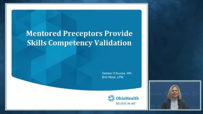 Thumbnail for Mentored Preceptors Provide Skills Competency Validation