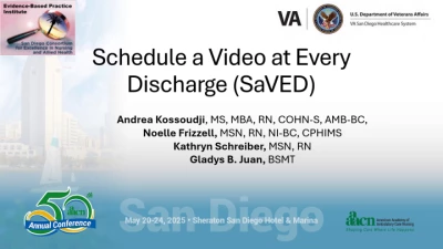 Thumbnail for Schedule a Video at Every Discharge (SaVED)