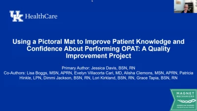 Thumbnail for Using a Pictorial Mat to Improve Patient Knowledge and Confidence About Performing OPAT: A Quality Improvement Project