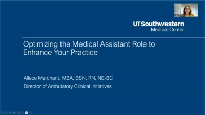 Thumbnail for Optimizing the Medical Assistant Role to Enhance Your Practice