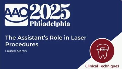 Thumbnail for AAO Annual Session 2025 - The Assistant’s Role in Laser Procedures