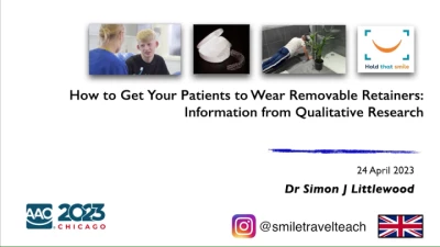 Thumbnail for How to Get Patients to Wear Removable Retainers: Information from Qualitative Research