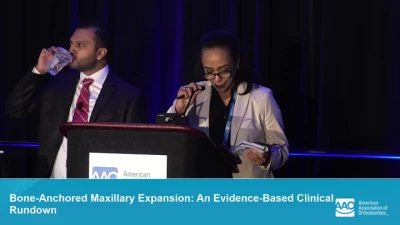 Thumbnail for AAO Annual Session 2025 - Bone-Anchored Maxillary Expansion: An Evidence-Based Clinical Rundown