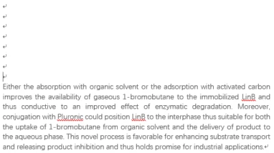 Thumbnail for Degradation of 1-bromobutane with immobilized Haloalkane Dehalogenase LinB