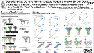 Thumbnail for deepMainmast: De novo protein structure modeling for cryo-EM with deep learning and structure prediction | Poster Board #212