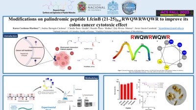 Thumbnail for Modifications on palindromic peptide LfcinB (21-25)Pal RWQWRWQWR to improve its colon cancer cytotoxic effect