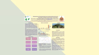 Thumbnail for Comparison of phytochemical and antimicrobial activity of leaf, stem and root of Terminalia avicennoides