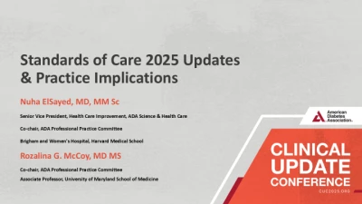Thumbnail for Standards of Care 2025 Updates & Practice Implications
