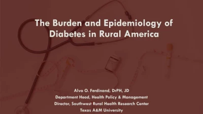 Thumbnail for The Road Less Traveled—U.S. Rurality and Diabetes