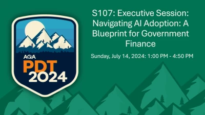 Thumbnail for S107: Executive Session: Navigating AI Adoption: A Blueprint for Government Finance (invitation only)