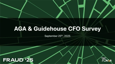 Thumbnail for T107: AGA 2025 CFO Survey Debrief – AI Adoption in the Public Sector: One Agency's Journey and Open Discussion Forum