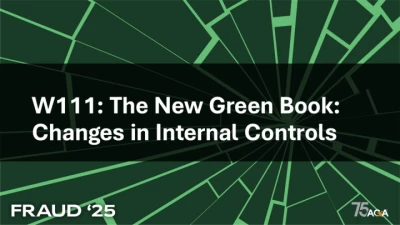 Thumbnail for W111: The New Green Book: Changes in Internal Controls