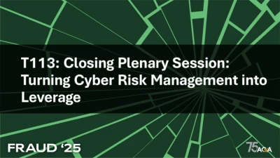 Thumbnail for T113: Closing Plenary Session: Turning Cyber Risk Management into Leverage