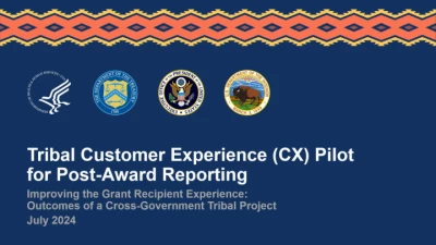 Thumbnail for M129: Improving the Grant Recipient Experience: Outcomes of a Cross-Government Tribal Project